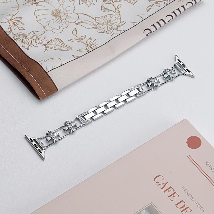 xDfind Diamond Metal Watch Band, For Apple Watch 42 / 44 / 45 / 46 / 49mm