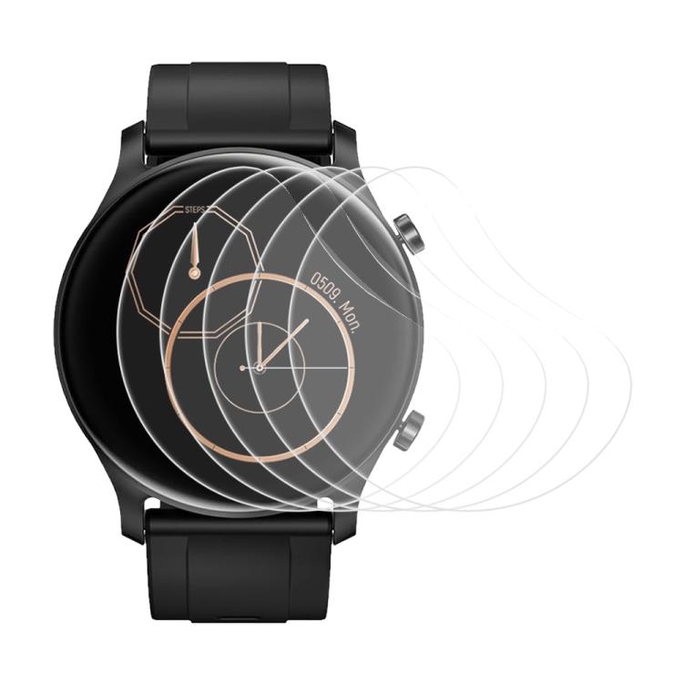 5pcs xDfind Soft Hydrogel Film Full Cover Watch Front Protector, For Xiaomi Watch Color 2, For Xiaomi Haylou LS01, For Xiaomi Haylou LS04 / RS3, For Xiaomi Mibro Air, For Xiaomi Watch Color