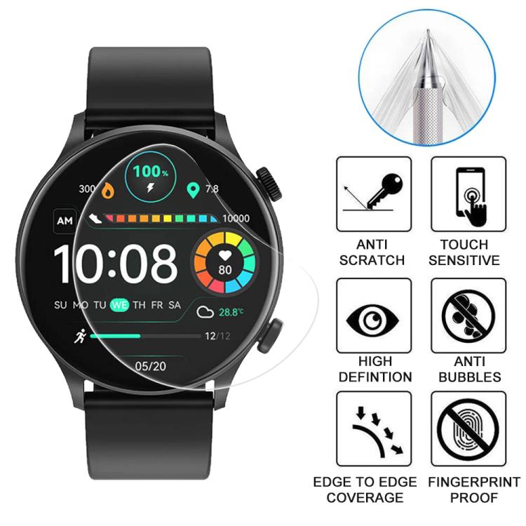 5pcs xDfind Soft Hydrogel Film Full Cover Watch Front Protector, For Xiaomi Haylou LS16 / RT3, For Xiaomi Haylou RT2, For Xiaomi Haylou LS02, For Xiaomi Mibro Color, For Xiaomi Haylou LS05S / RT