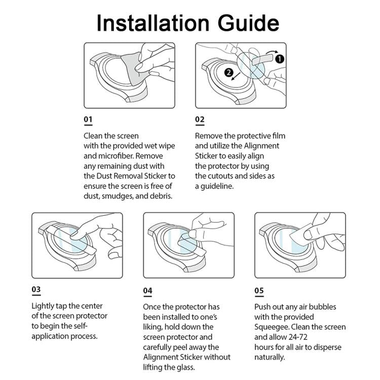 5pcs xDfind Soft Hydrogel Film Full Cover Watch Front Protector, For Xiaomi Haylou LS16 / RT3, For Xiaomi Haylou RT2, For Xiaomi Haylou LS02, For Xiaomi Mibro Color, For Xiaomi Haylou LS05S / RT