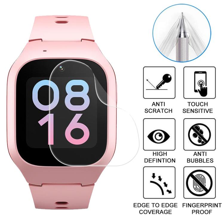 5pcs xDfind Soft Hydrogel Film Full Cover Watch Front Protector, For Mi Mitu Kids Watch Phone U1