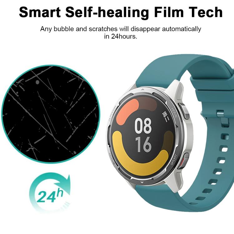 5pcs xDfind Soft Hydrogel Film Full Cover Watch Front Protector, For Xiaomi Watch Color 2, For Xiaomi Haylou LS01, For Xiaomi Haylou LS04 / RS3, For Xiaomi Mibro Air, For Xiaomi Watch Color