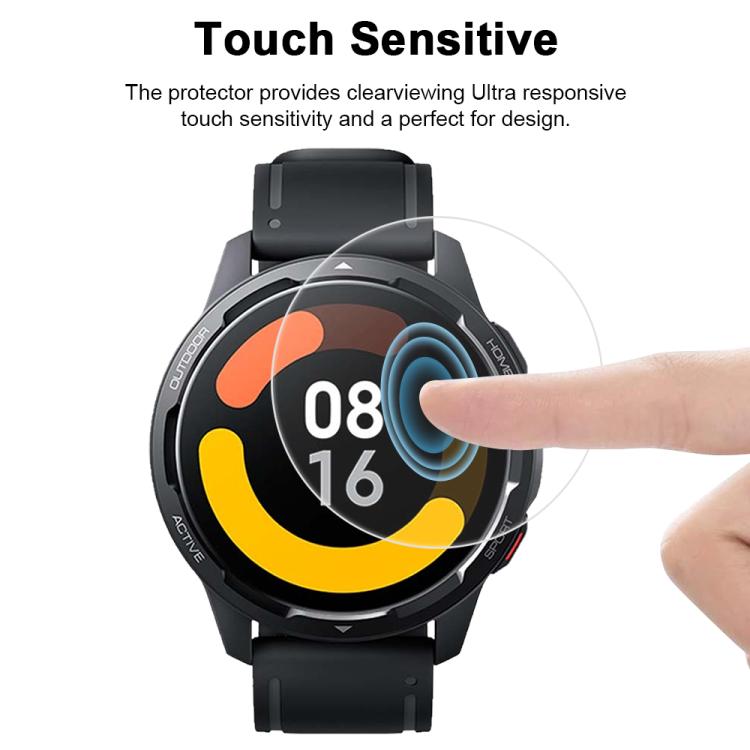 5pcs xDfind Soft Hydrogel Film Full Cover Watch Front Protector, For Xiaomi Watch Color 2, For Xiaomi Haylou LS01, For Xiaomi Haylou LS04 / RS3, For Xiaomi Mibro Air, For Xiaomi Watch Color