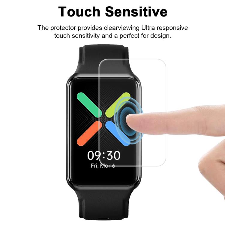 5pcs xDfind Soft Hydrogel Film Full Cover Watch Front Protector, For OPPO Watch Free