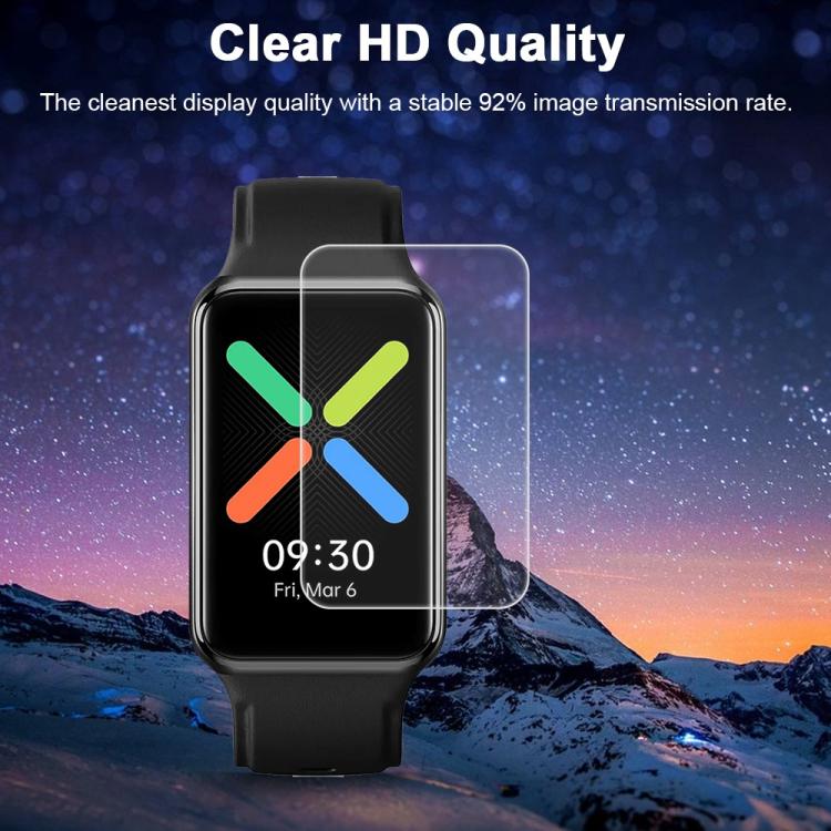 5pcs xDfind Soft Hydrogel Film Full Cover Watch Front Protector, For OPPO Watch Free