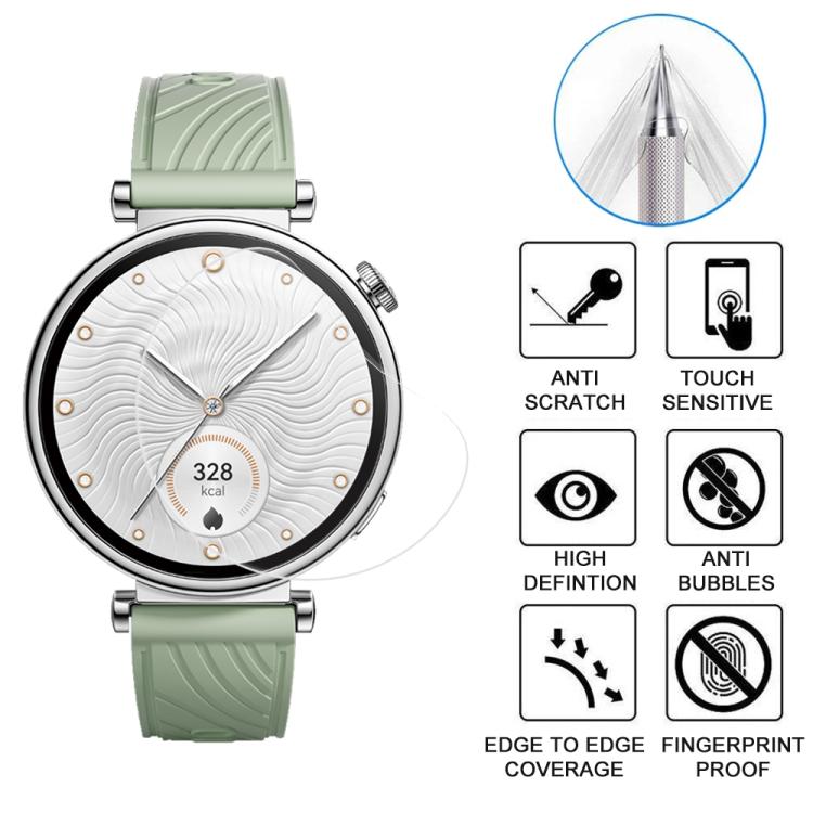 5pcs xDfind Soft Hydrogel Film Full Cover Watch Front Protector, For Huawei Watch GT 4 41mm, For Huawei Watch 4 Pro