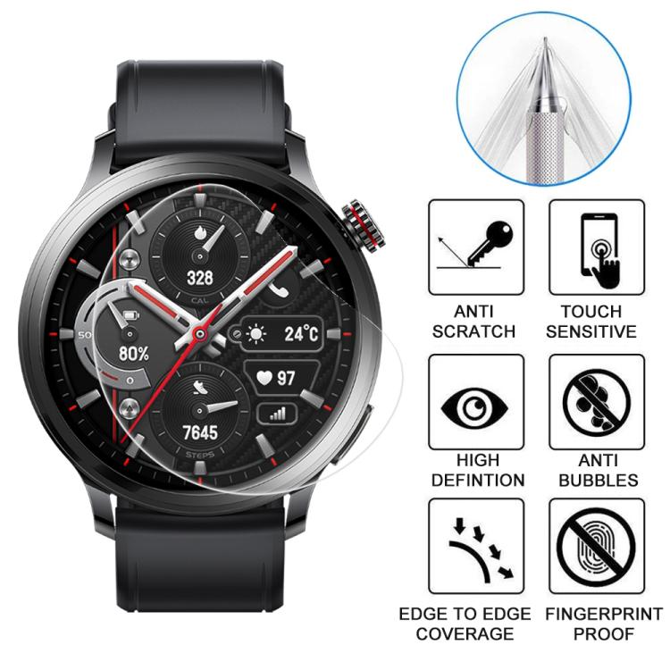 5pcs xDfind Soft Hydrogel Film Full Cover Watch Front Protector, For Honor Watch 4 Pro, For Honor Watch GS Pro