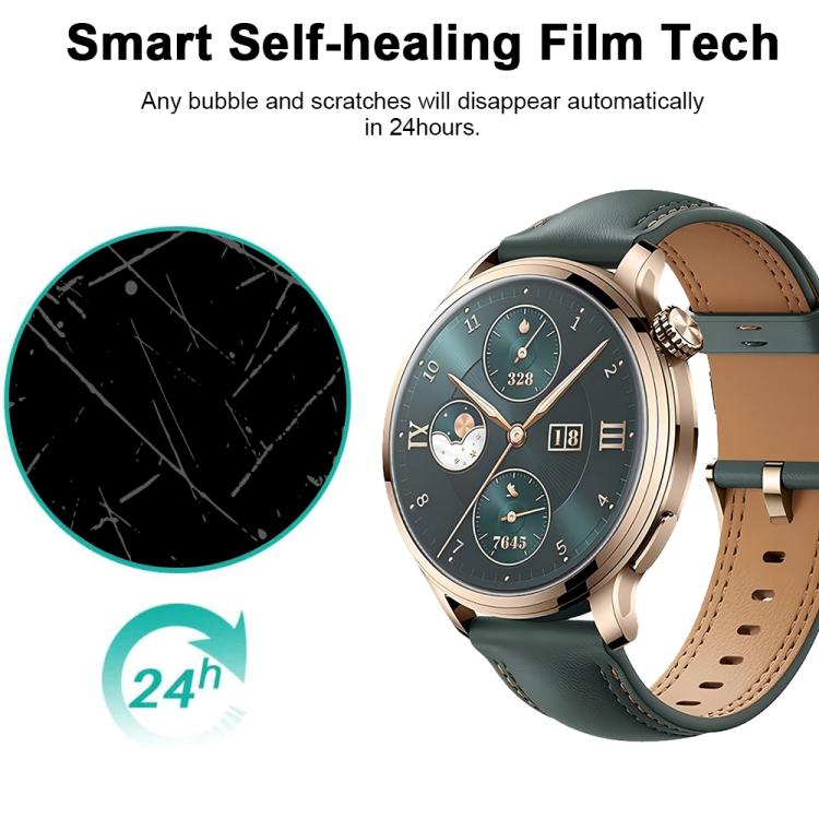 5pcs xDfind Soft Hydrogel Film Full Cover Watch Front Protector, For Honor Watch 4 Pro, For Honor Watch GS Pro