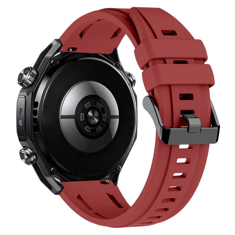 xDfind Black Buckle Sport Silicone Watch Band