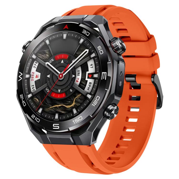 xDfind Black Buckle Sport Silicone Watch Band