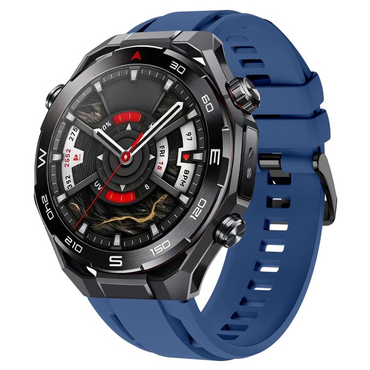 xDfind Black Buckle Sport Silicone Watch Band