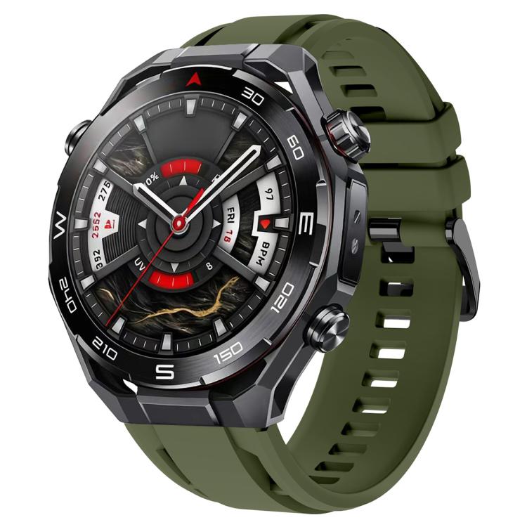 xDfind Black Buckle Sport Silicone Watch Band