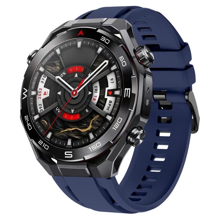 xDfind Black Buckle Sport Silicone Watch Band