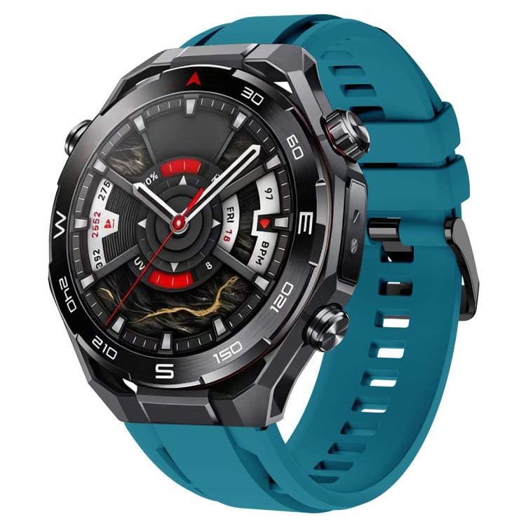 xDfind Black Buckle Sport Silicone Watch Band