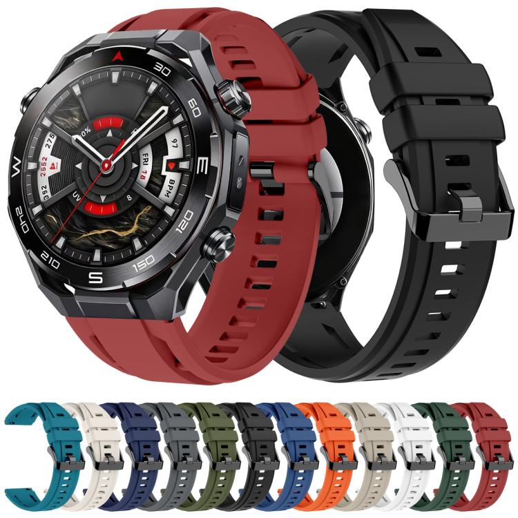 xDfind Black Buckle Sport Silicone Watch Band