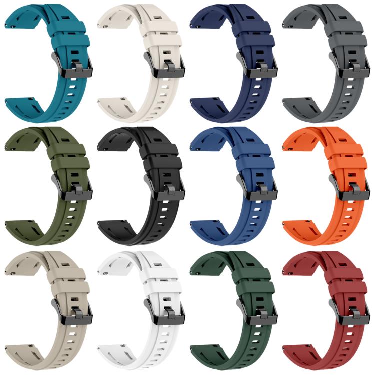 xDfind Black Buckle Sport Silicone Watch Band