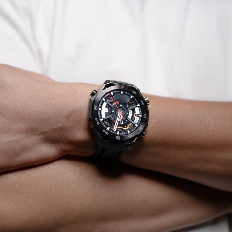 xDfind Black Buckle Sport Silicone Watch Band