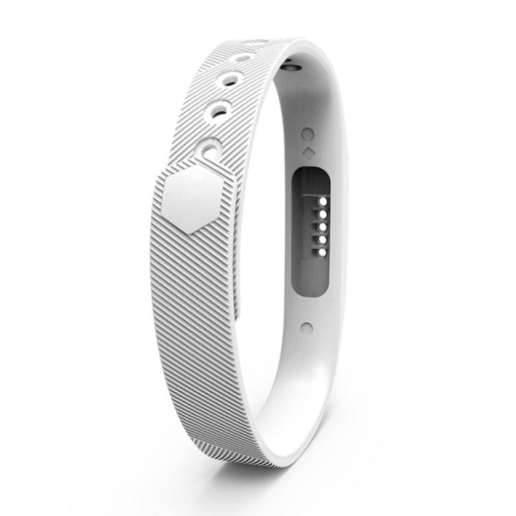 For Fitbit Flex 2 xDfind Translucent Film Metal Buckle Silicone Watch Band