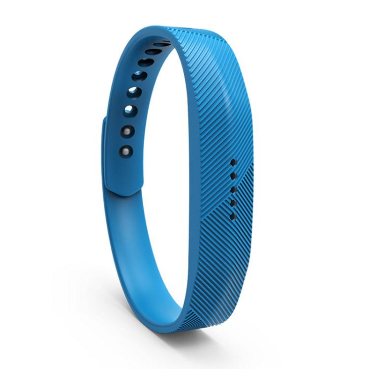 For Fitbit Flex 2 xDfind Translucent Film Metal Buckle Silicone Watch Band