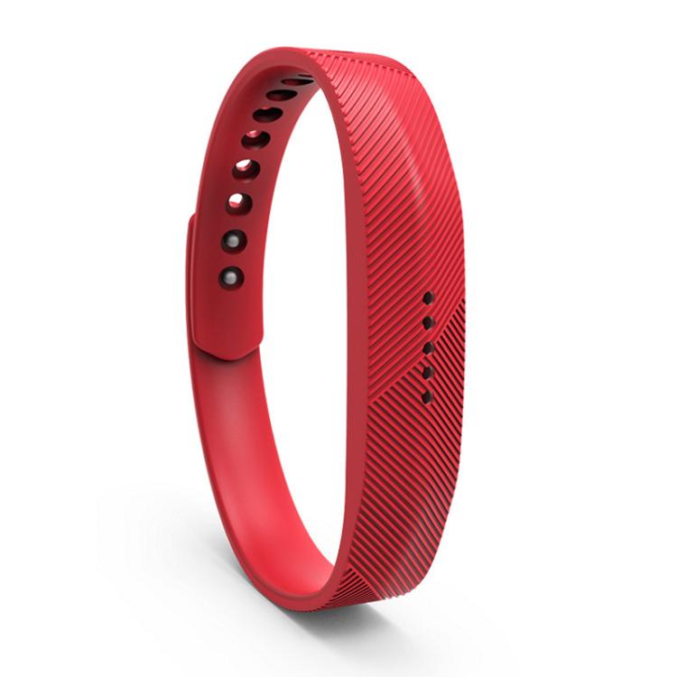 For Fitbit Flex 2 xDfind Translucent Film Metal Buckle Silicone Watch Band, L