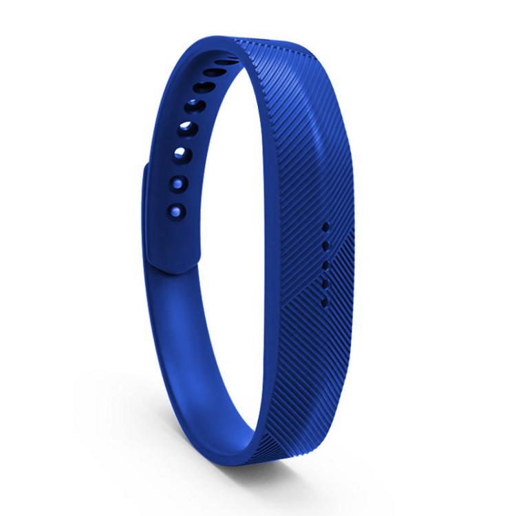 For Fitbit Flex 2 xDfind Translucent Film Metal Buckle Silicone Watch Band, L