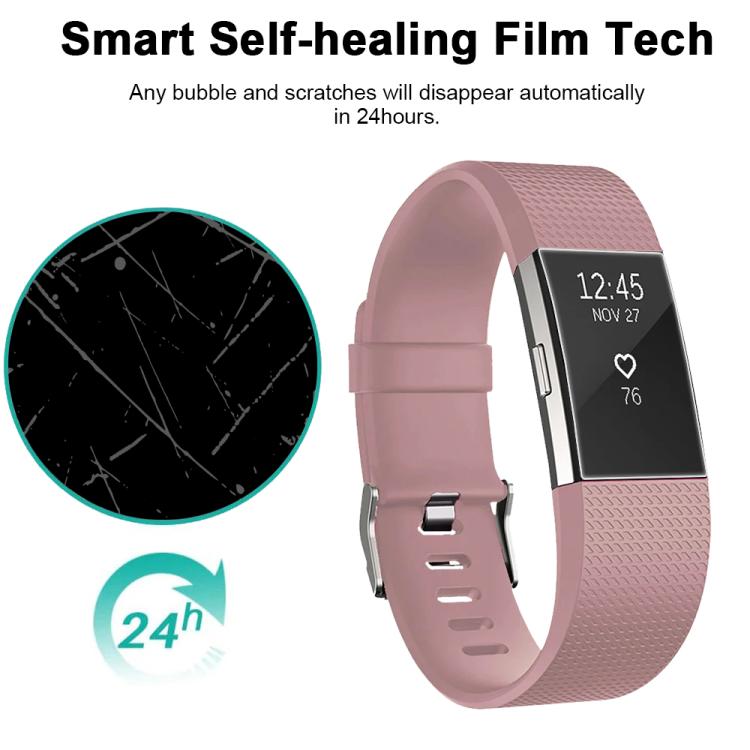 5pcs xDfind Soft Hydrogel Film Full Cover Watch Front Protector, For Fitbit Charge 2, For Fitbit Charge 3, For Fitbit Ionic