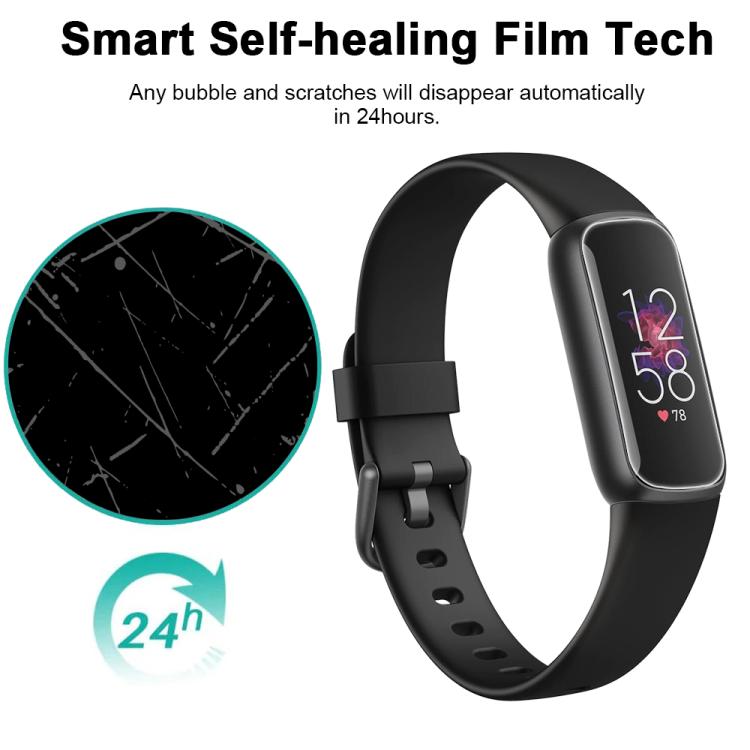 5pcs xDfind Soft Hydrogel Film Full Cover Watch Front Protector, For Fitbit Luxe, For Fitbit Surge, For Fitbit Ace 2, For Fitbit Alta HR, For Fitbit Blaze