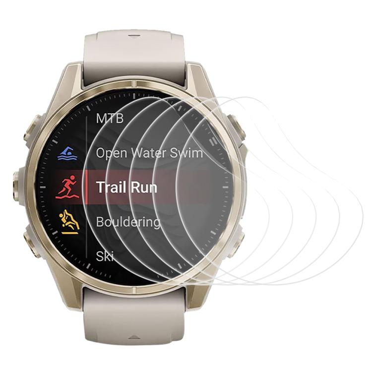 5pcs xDfind Soft Hydrogel Film Full Cover Watch Front Protector, For Garmin Instinct E 45mm, For Garmin Instinct E 40mm, For Garmin Enduro 3, For Garmin Fenix 8 47mm, For Garmin Fenix 8 43mm