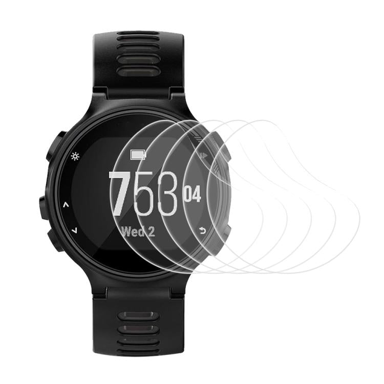 5pcs xDfind Soft Hydrogel Film Full Cover Watch Front Protector, For Garmin Forerunner 735 /  735 XT, For Garmin Fenix 6S / 6S Pro, For Garmin Fenix 6 Pro, For Garmin Fenix 5x / 3 / 5x Plus, For Garmin vivosmart HR