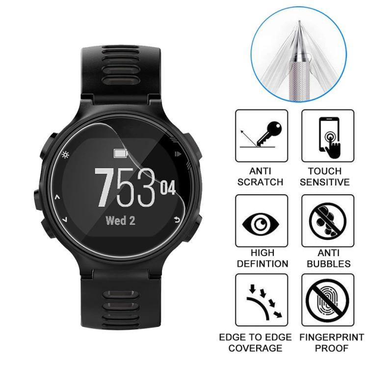 5pcs xDfind Soft Hydrogel Film Full Cover Watch Front Protector, For Garmin Forerunner 735 /  735 XT, For Garmin Fenix 6S / 6S Pro, For Garmin Fenix 6 Pro, For Garmin Fenix 5x / 3 / 5x Plus, For Garmin vivosmart HR
