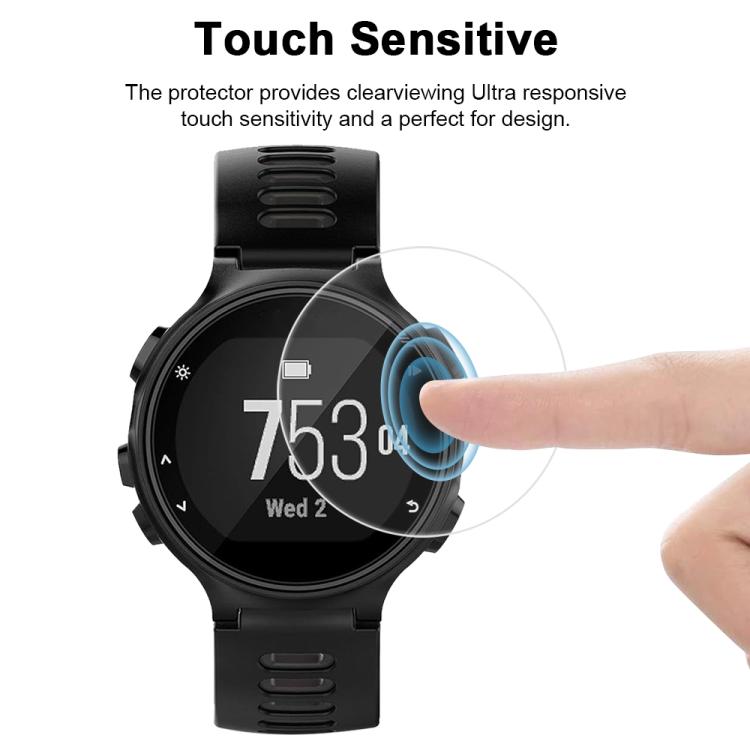 5pcs xDfind Soft Hydrogel Film Full Cover Watch Front Protector, For Garmin Forerunner 735 /  735 XT, For Garmin Fenix 6S / 6S Pro, For Garmin Fenix 6 Pro, For Garmin Fenix 5x / 3 / 5x Plus, For Garmin vivosmart HR