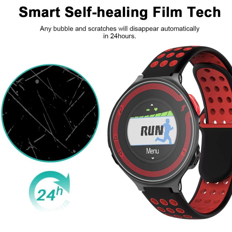 5pcs xDfind Soft Hydrogel Film Full Cover Watch Front Protector, For Garmin Forerunner 220, For Garmin Fenix 6X / 6X Pro, For Garmin vivosmart HR Plus, For Garmin vivoactive 3, For Garmin Fenix 5