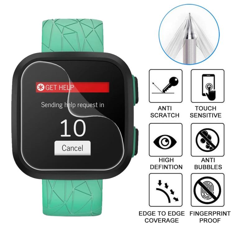 5pcs xDfind Soft Hydrogel Film Full Cover Watch Front Protector, For Garmin Bounce, For Garmin EPIX Gen 2, For Garmin vivosmart 4