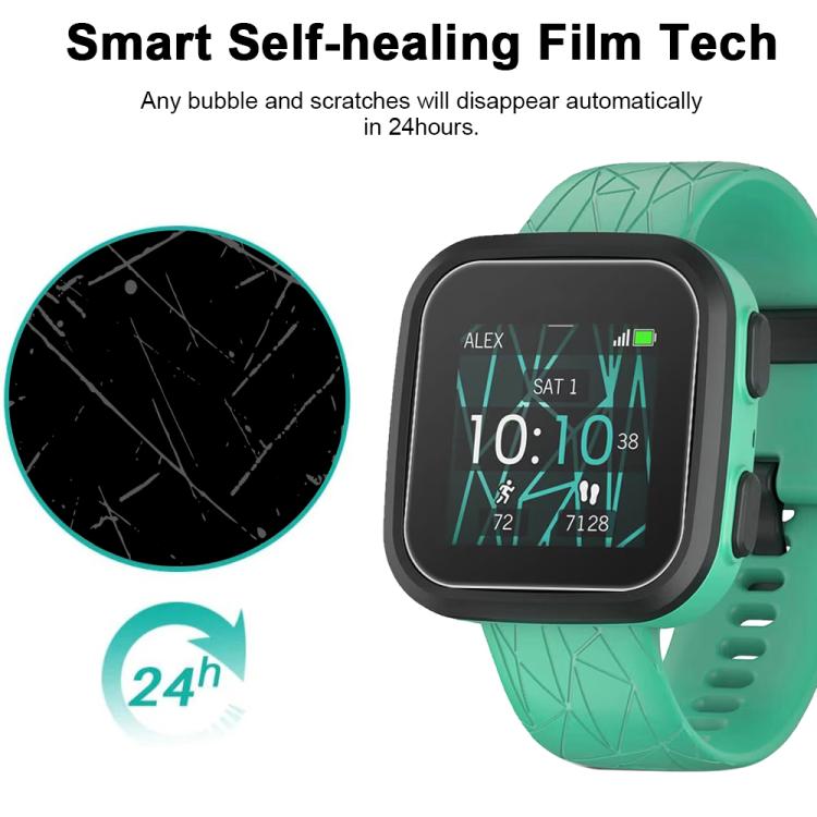 5pcs xDfind Soft Hydrogel Film Full Cover Watch Front Protector, For Garmin Bounce, For Garmin EPIX Gen 2, For Garmin vivosmart 4