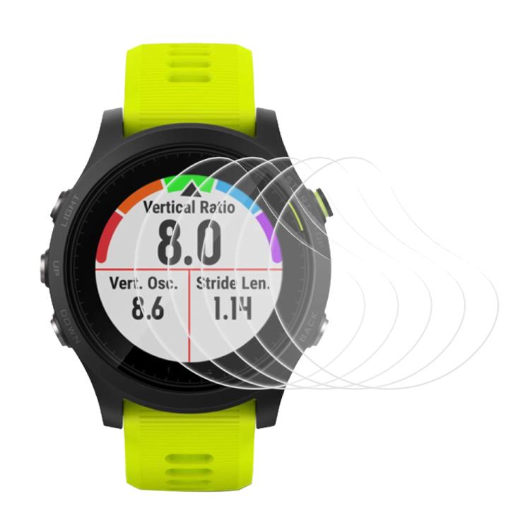 5pcs xDfind Soft Hydrogel Film Full Cover Watch Front Protector, For Garmin Forerunner 935, For Garmin Forerunner 225/235/630/620/230, For Garmin Forerunner 245 / 245M, For Garmin Forerunner 745, For Garmin Forerunner 45 / 45s