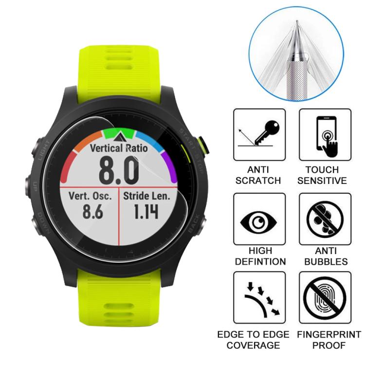 5pcs xDfind Soft Hydrogel Film Full Cover Watch Front Protector, For Garmin Forerunner 935, For Garmin Forerunner 225/235/630/620/230, For Garmin Forerunner 245 / 245M, For Garmin Forerunner 745, For Garmin Forerunner 45 / 45s