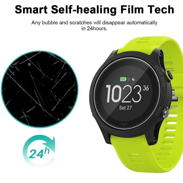 5pcs xDfind Soft Hydrogel Film Full Cover Watch Front Protector, For Garmin Forerunner 935, For Garmin Forerunner 225/235/630/620/230, For Garmin Forerunner 245 / 245M, For Garmin Forerunner 745, For Garmin Forerunner 45 / 45s