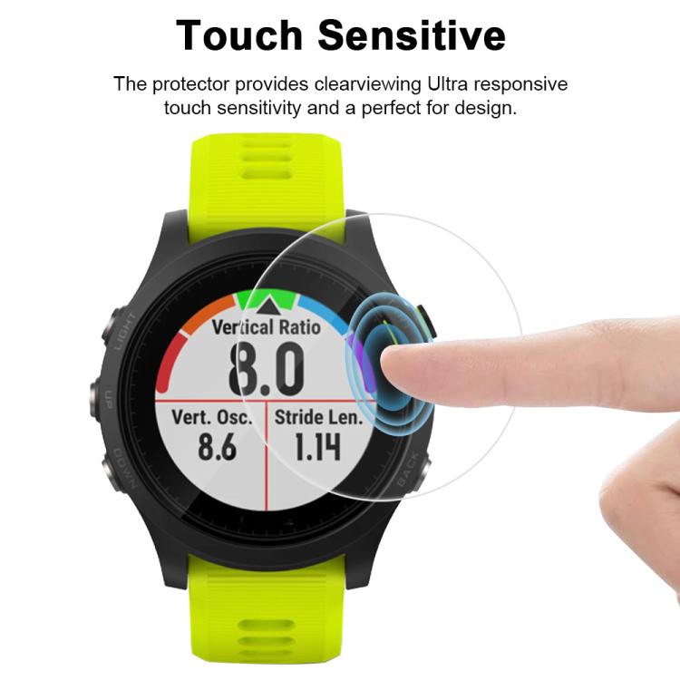 5pcs xDfind Soft Hydrogel Film Full Cover Watch Front Protector, For Garmin Forerunner 935, For Garmin Forerunner 225/235/630/620/230, For Garmin Forerunner 245 / 245M, For Garmin Forerunner 745, For Garmin Forerunner 45 / 45s