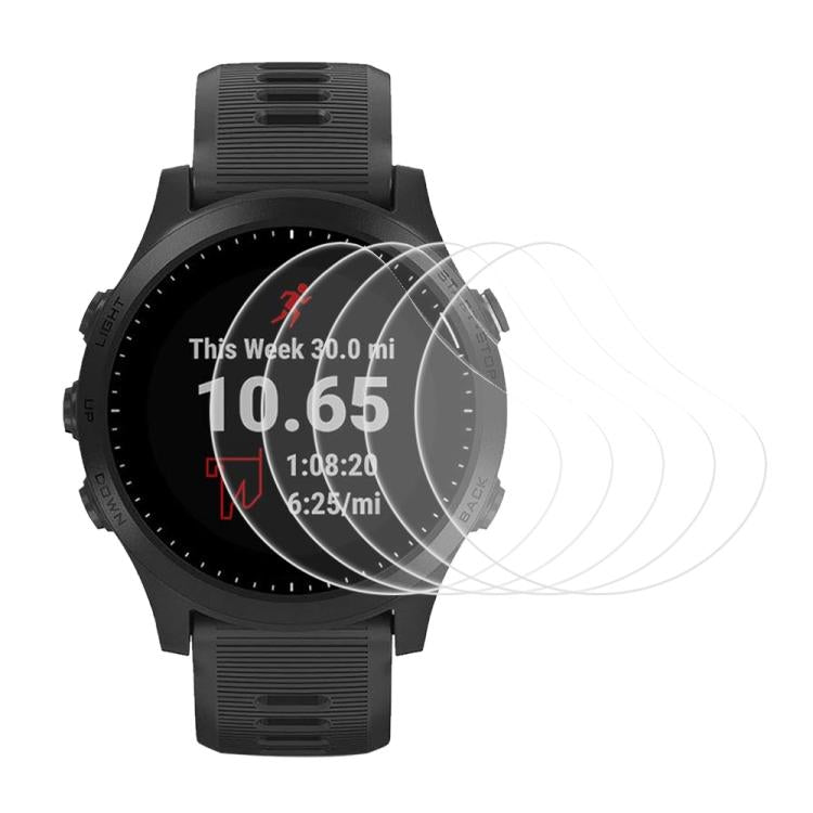 5pcs xDfind Soft Hydrogel Film Full Cover Watch Front Protector, For Garmin Fenix 5s, For Garmin Fenix 5s Plus, For Garmin Instinct, For Garmin Fenix 6, For Garmin Forerunner 945