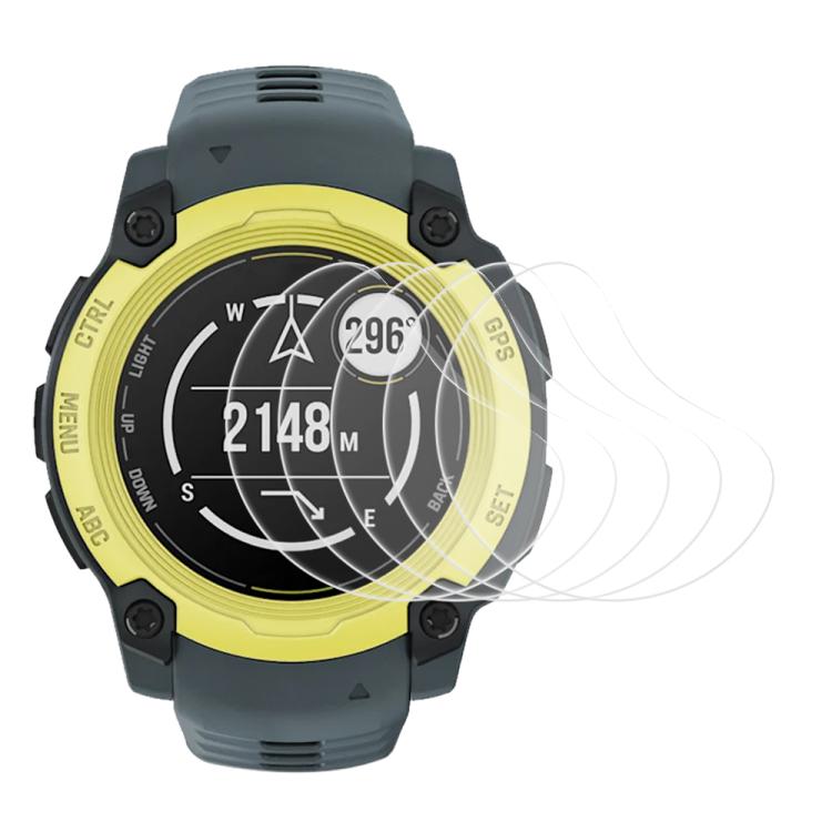 5pcs xDfind Soft Hydrogel Film Full Cover Watch Front Protector, For Garmin Instinct E 45mm, For Garmin Instinct E 40mm, For Garmin Enduro 3, For Garmin Fenix 8 47mm, For Garmin Fenix 8 43mm