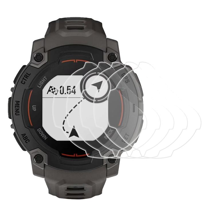 5pcs xDfind Soft Hydrogel Film Full Cover Watch Front Protector, For Garmin Instinct E 45mm, For Garmin Instinct E 40mm, For Garmin Enduro 3, For Garmin Fenix 8 47mm, For Garmin Fenix 8 43mm