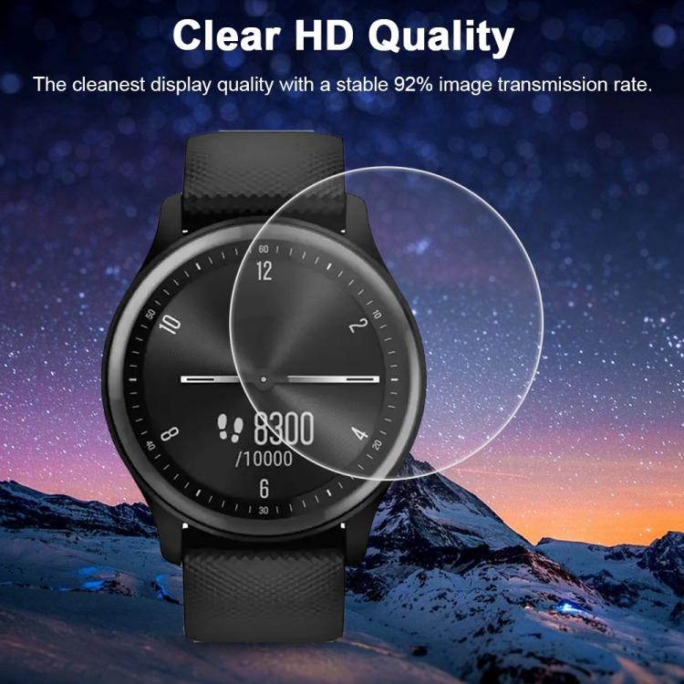 5pcs xDfind Soft Hydrogel Film Full Cover Watch Front Protector, For Garmin GarminMove Sport, For Garmin Approach G12, For Garmin vivoactive 3 Music, For Garmin Forerunner 158, For Garmin Forerunner 645