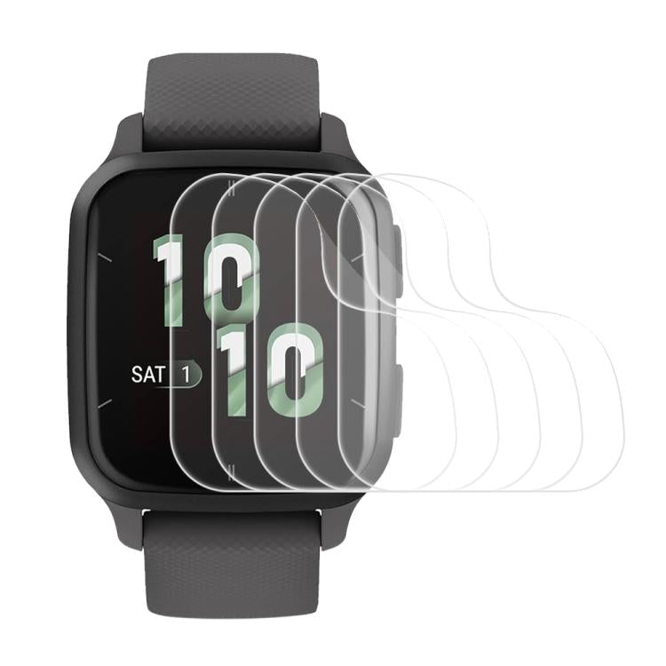 5pcs xDfind Soft Hydrogel Film Full Cover Watch Front Protector, For Garmin Forerunner 165, For Garmin Approach S70 42mm, For Garmin Enduro 2, For Garmin Enduro, For Garmin Venu SQ 2
