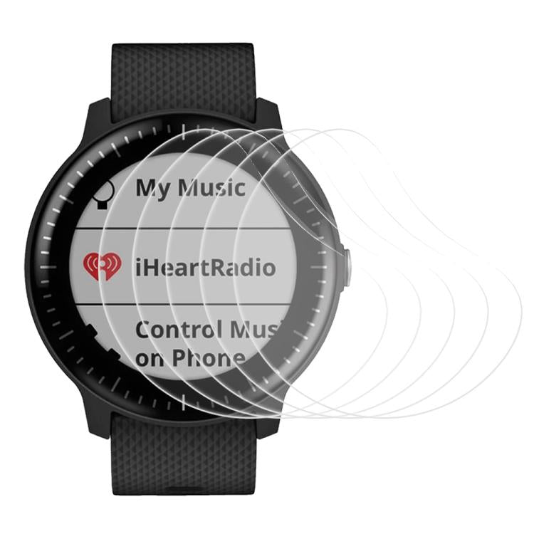 5pcs xDfind Soft Hydrogel Film Full Cover Watch Front Protector, For Garmin GarminMove Sport, For Garmin Approach G12, For Garmin vivoactive 3 Music, For Garmin Forerunner 158, For Garmin Forerunner 645