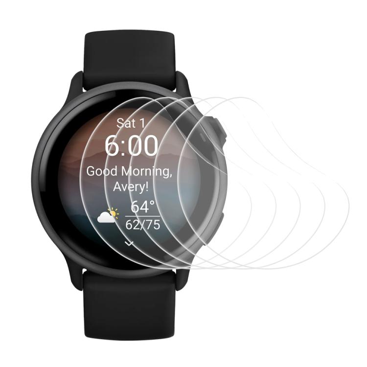 5pcs xDfind Soft Hydrogel Film Full Cover Watch Front Protector, For Garmin vivoactive 6, For Garmin Fenix 8 51mm, For Garmin Approach S70 47mm, For Garmin Instinct 3 50mm, For Garmin Instinct 3 45mm