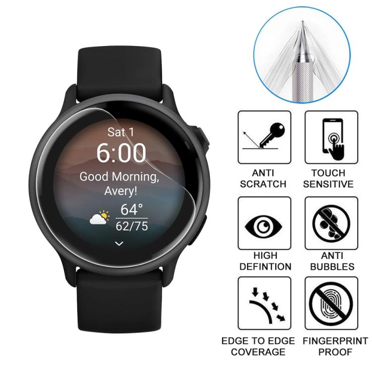 5pcs xDfind Soft Hydrogel Film Full Cover Watch Front Protector, For Garmin vivoactive 6, For Garmin Fenix 8 51mm, For Garmin Approach S70 47mm, For Garmin Instinct 3 50mm, For Garmin Instinct 3 45mm