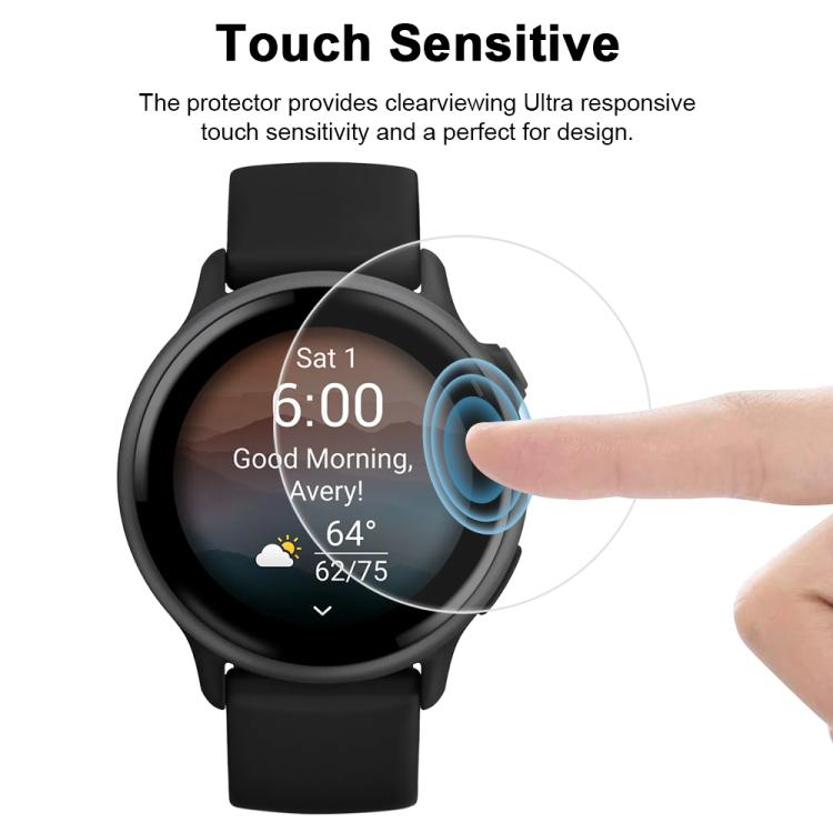 5pcs xDfind Soft Hydrogel Film Full Cover Watch Front Protector, For Garmin vivoactive 6, For Garmin Fenix 8 51mm, For Garmin Approach S70 47mm, For Garmin Instinct 3 50mm, For Garmin Instinct 3 45mm