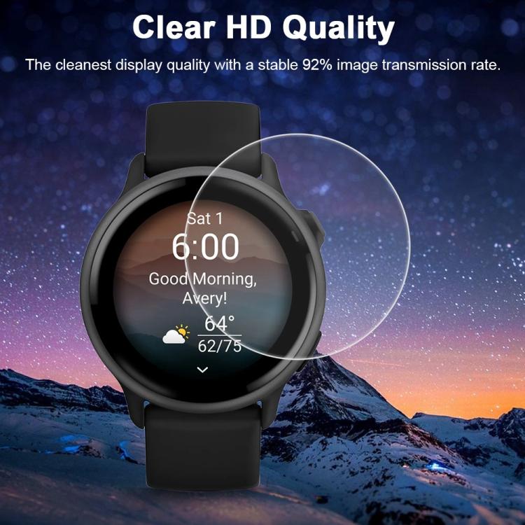 5pcs xDfind Soft Hydrogel Film Full Cover Watch Front Protector, For Garmin vivoactive 6, For Garmin Fenix 8 51mm, For Garmin Approach S70 47mm, For Garmin Instinct 3 50mm, For Garmin Instinct 3 45mm