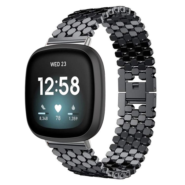 xDfind Fish Scale Texture Metal Watch Band, For Fitbit Versa 4/Versa 3/Sense 2/Sense