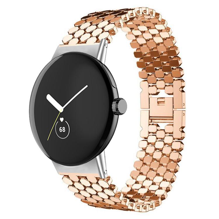 xDfind Fish Scale Texture Metal Watch Band, For Google Pixel Watch 4 / Watch 3 45mm